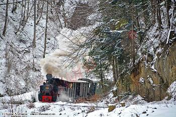 Crăciun în Maramures – Prin zăpadă cu Mocănița Vișeu de Sus