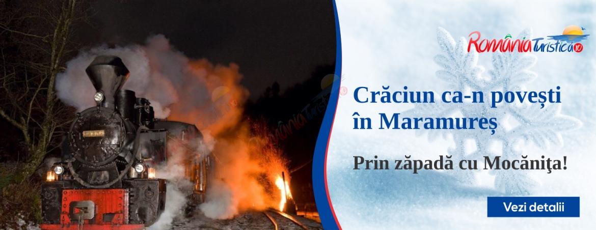 Crăciun în Maramures – Prin zăpadă cu Mocănița Vișeu de Sus