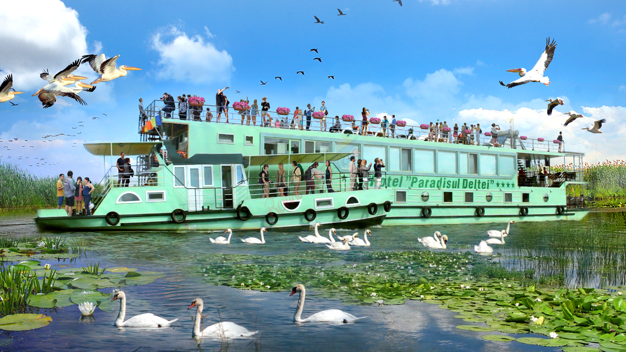 Croazieră Delta Dunării 2026 – Hotelul Plutitor Paradisul Deltei