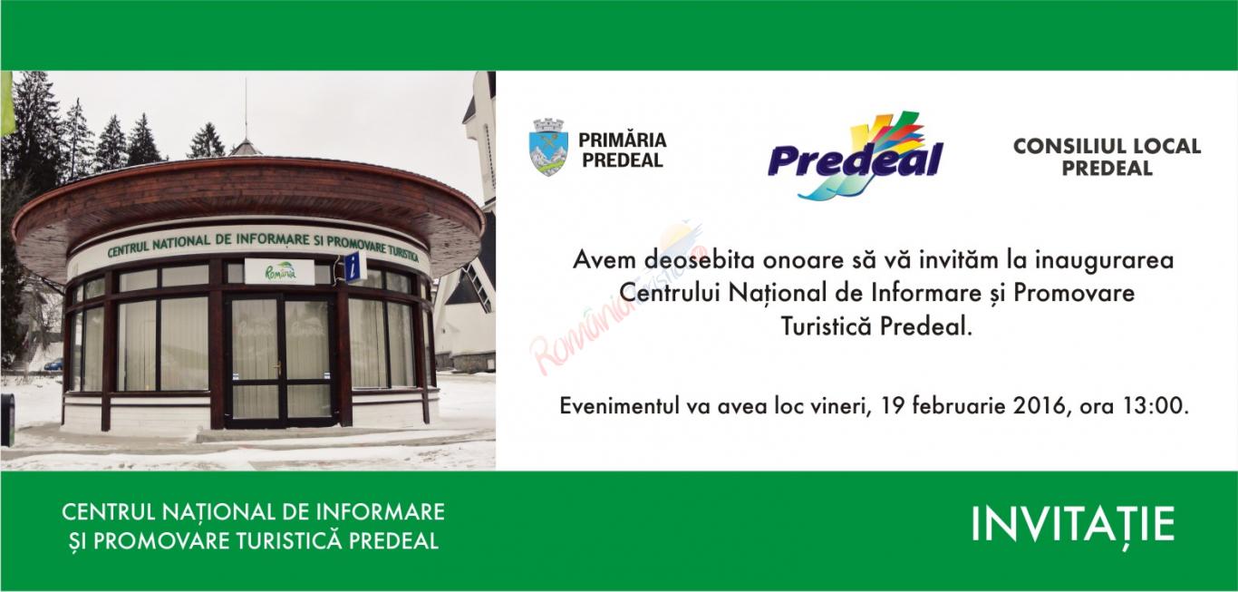 Se Inaugurează Centrul Național de Informare și Promovare Turistică Predeal