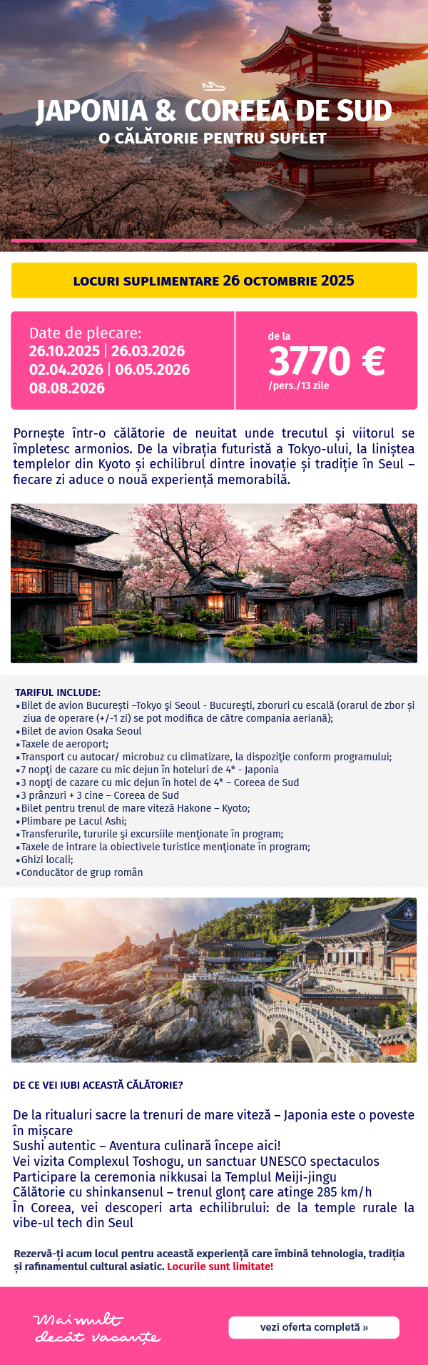 Circuit Japonia & Coreea de Sud: – O călătorie de suflet