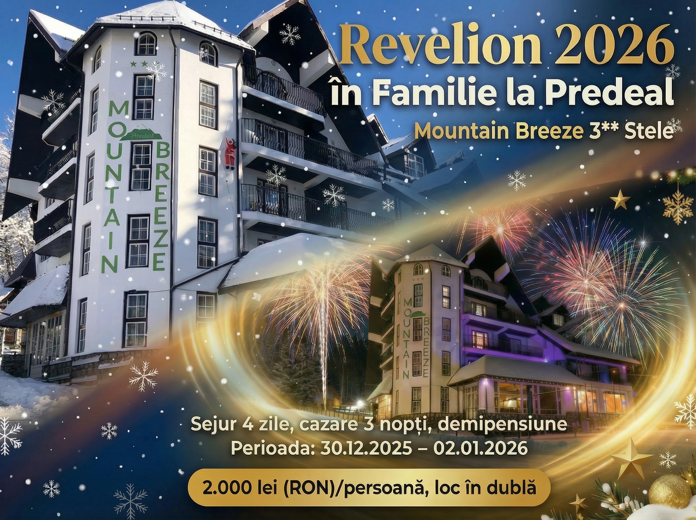 Revelion la Predeal 2027