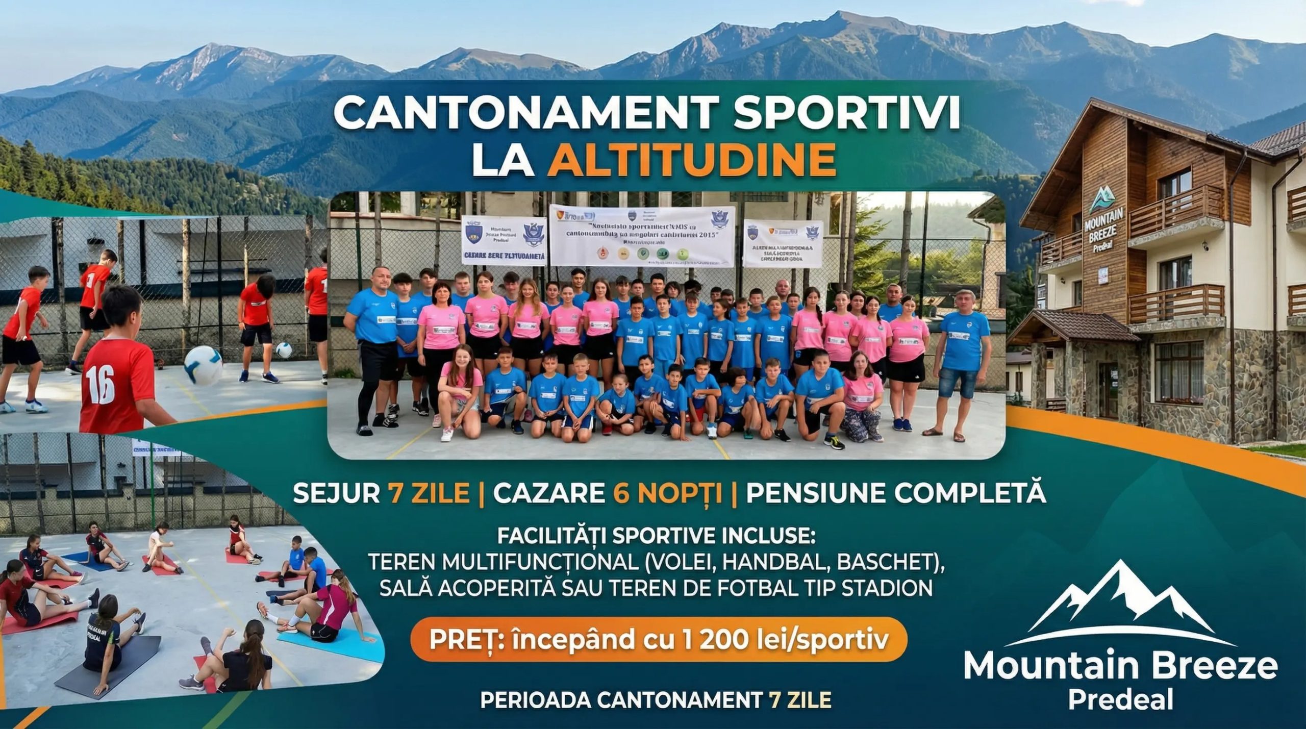 Ofertă Cantonament Sportivi la Altitudine