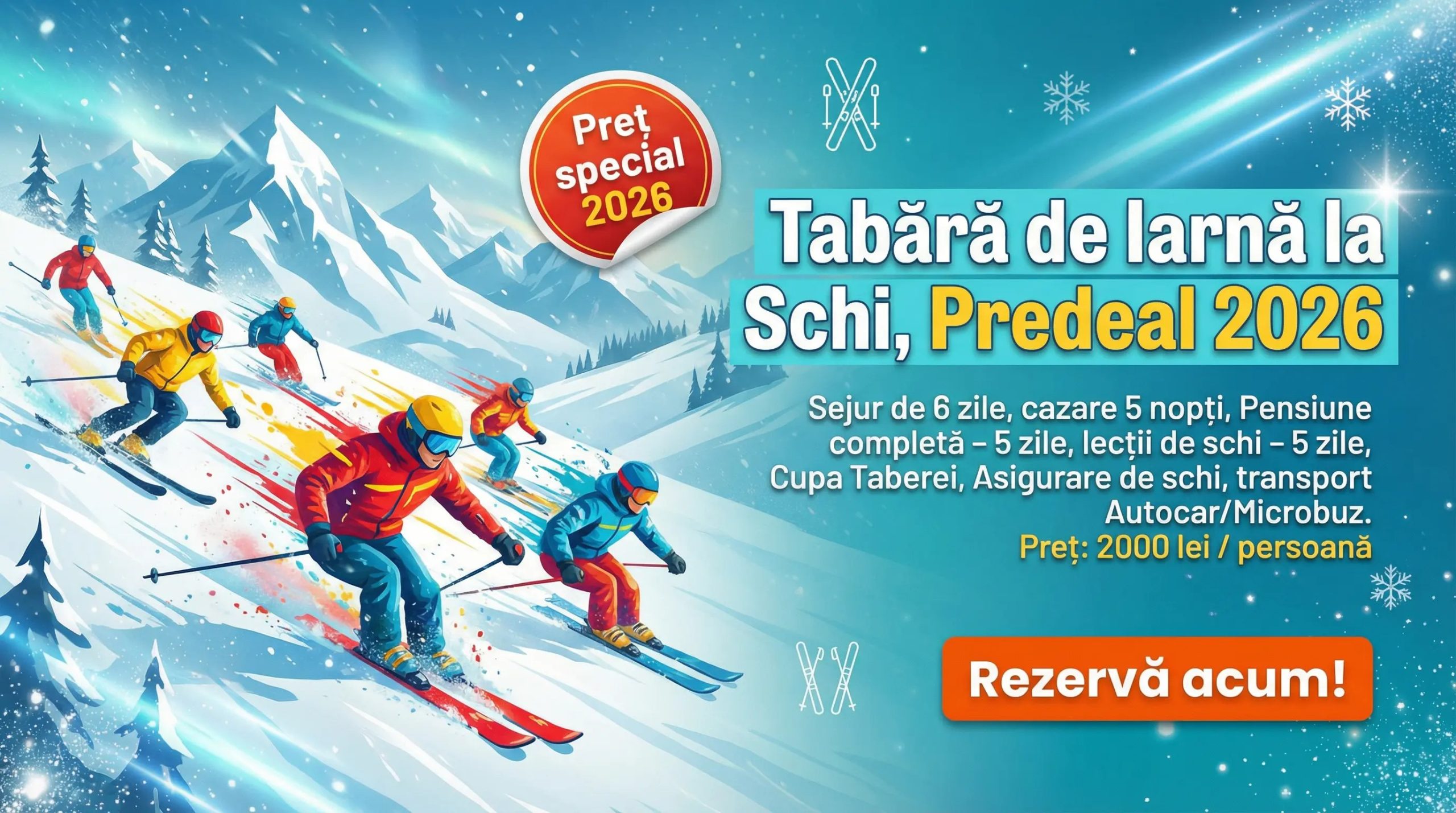 Tabără de Schi la Predeal, 2026